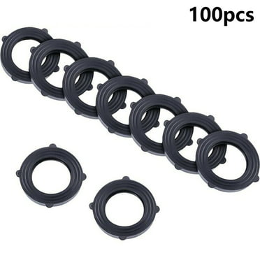 uxcell Rubber Washer O Ring Seal Water Pipe Hose Gasket 17x9x6mm 40pcs Black 